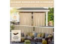 Jibenhome Gardine Vorhang Outdoor Verdunkelnd Wasserdicht Bild 4