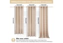 Jibenhome Outdoorgardine Wetterfest mit Ösen Boho Style 2er Set Bild 5