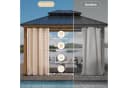 Jibenhome Outdoor-Gardine Wetterfest mit Ösen Boho Style 2er-Pack Bild 3