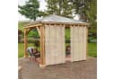 BTTO V&G Outdoorvorhang Wasserdicht Transparent 2er Set Bild 3