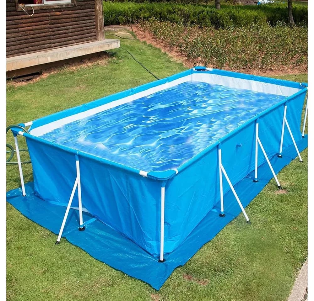 BTTO Pool Bodenschutzplane Wasserdicht Blau PE - Bild 5