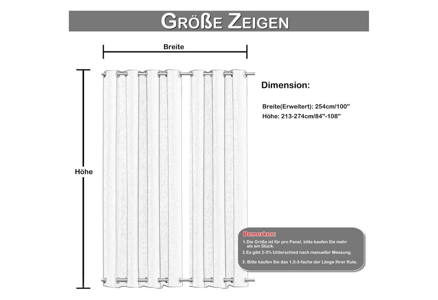 BTTO V&G Outdoor Vorhang Winddicht Wasserdicht mit Ösen - Bild 3
