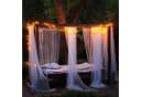 Jibenhome Outdoor Moskitonetz Transparent Weiß 2 St Bild 4