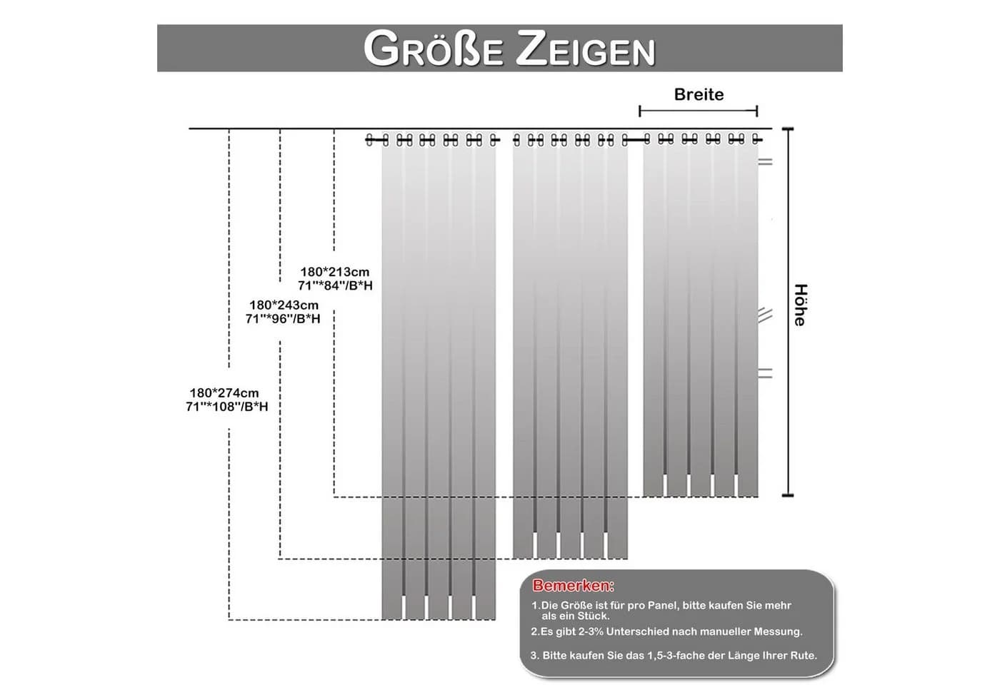 BTTO V&G Outdoorgardine Wasserdicht & Winddicht mit Ösen