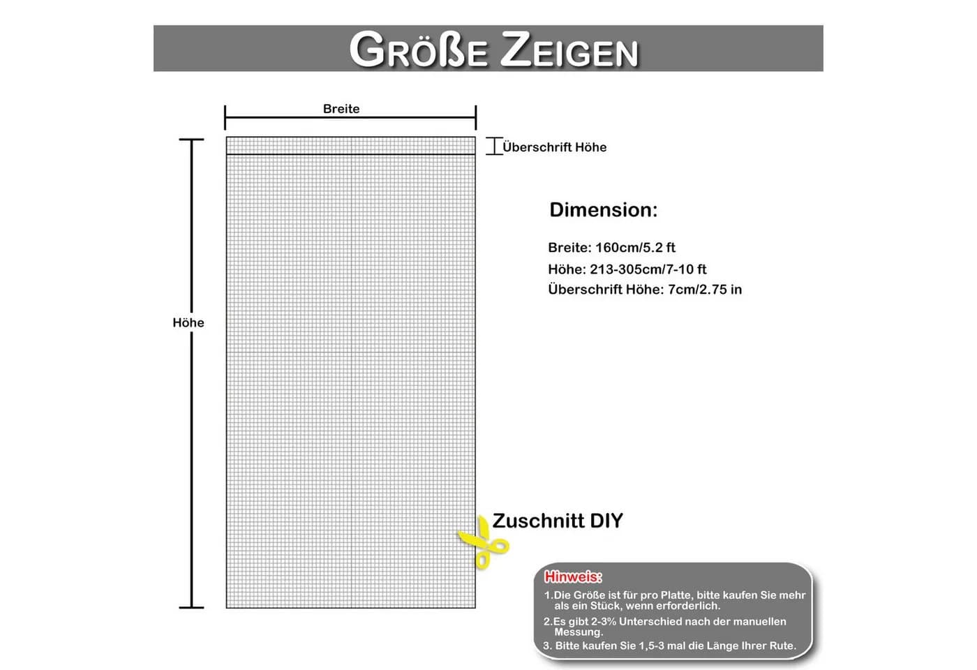 BTTO V&G Insektenschutz-Vorhang Moskitonetz Weiß/Schwarz