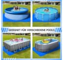 BTTO Pool-Bodenplane Wasserdicht Blau PE-Material Bild 3