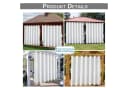 BTTO V&G Outdoor-Vorhang Winddicht & Wasserfest Schwarz Bild 4