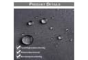Qelus Vorhang Outdoor Wetterfest 2er Set Dunkelgrau Bild 3