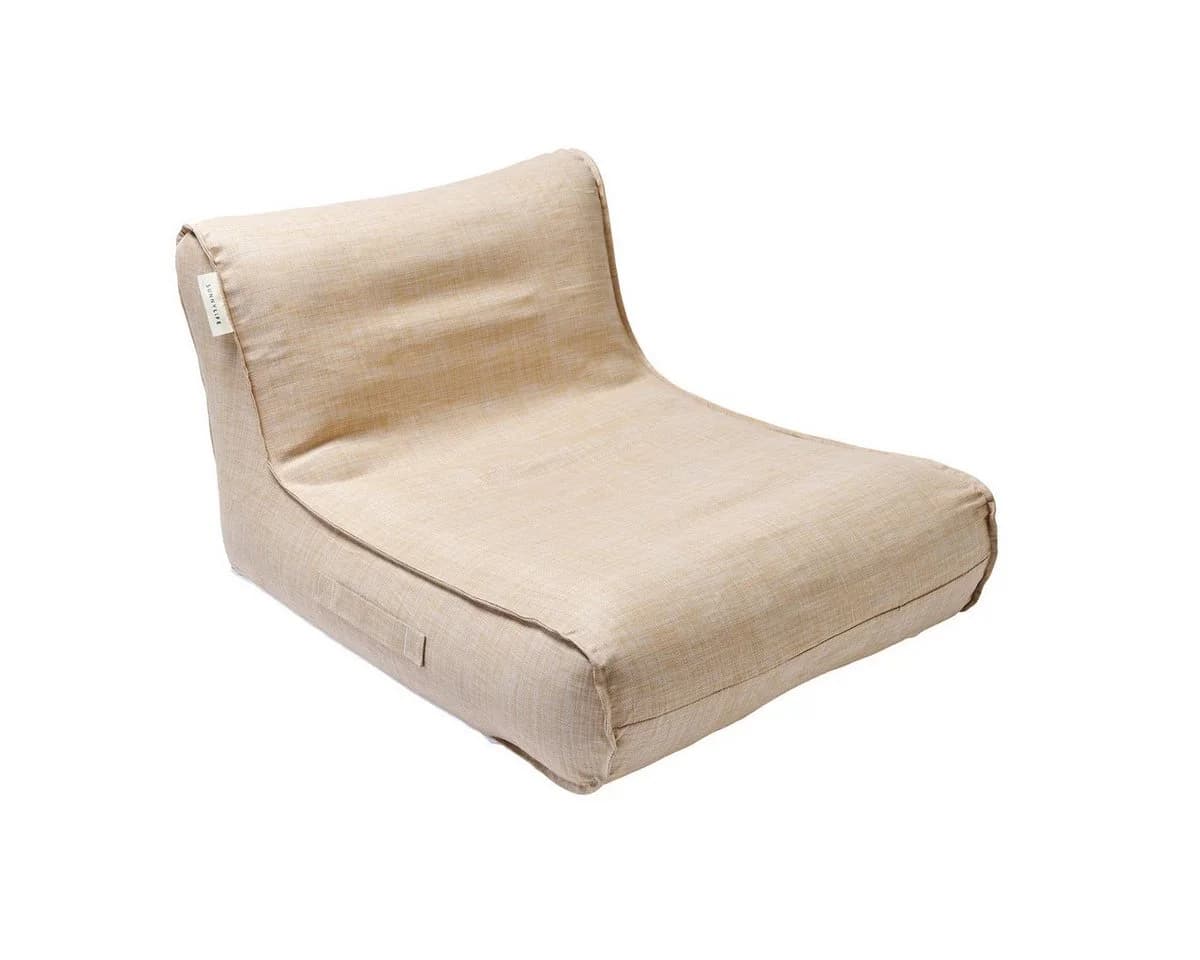 Sunnylife Luftmatratze Pool & Outdoor Sessel LUXE Rattan Gelb - Bild 2