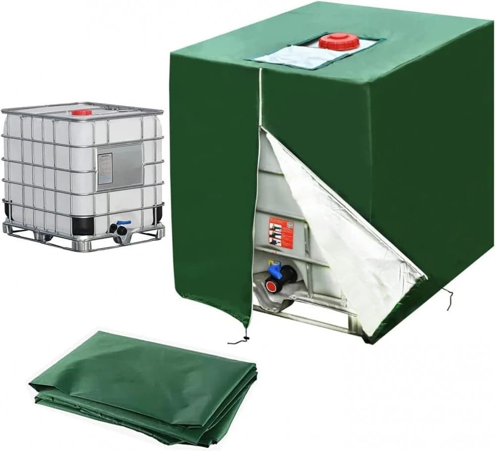 FELIXLEO IBC Tank Abdeckung Schwarz UV-Schutz Oxford - Bild 2