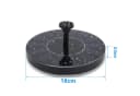 FELIXLEO Teichpumpe Solarpumpe Solar Springbrunnen 1.5 Watt Wasserspiel Bild 1