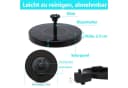 FELIXLEO Teichpumpe Solarpumpe Solar Springbrunnen 1.5 Watt Wasserspiel Bild 3
