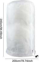 FELIXLEO Pflanzenschutzhaube Frostschutz Vlies atmungsaktiv mit Kordelzug Bild 3