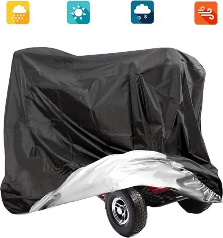 FELIXLEO Schutzhüllen-Sandsäcke Wasserdichte Scooter Abdeckhaube 210D Oxford Rollstuhl Schutzbezug - Bild 2