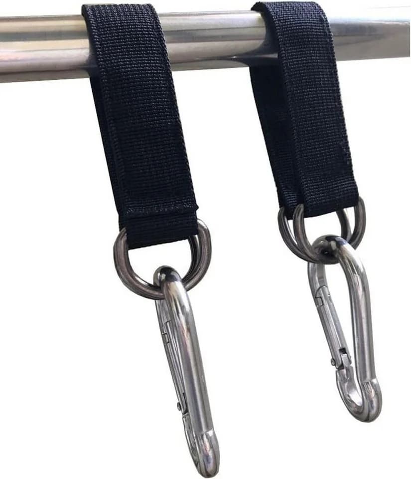FELIXLEO Hängemattengestell 2 Stück Polyester Metall Befestigung - Bild 3