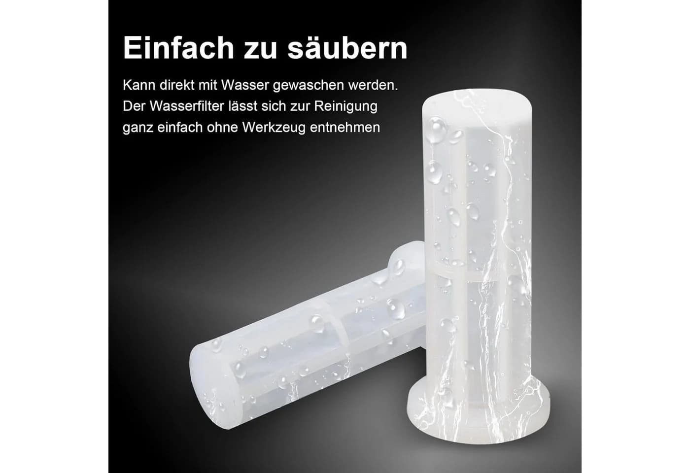 FELIXLEO Gartenschlauch Wasserfilter 3/4 Zoll mit 5 Filtereinsätzen & Adaptern