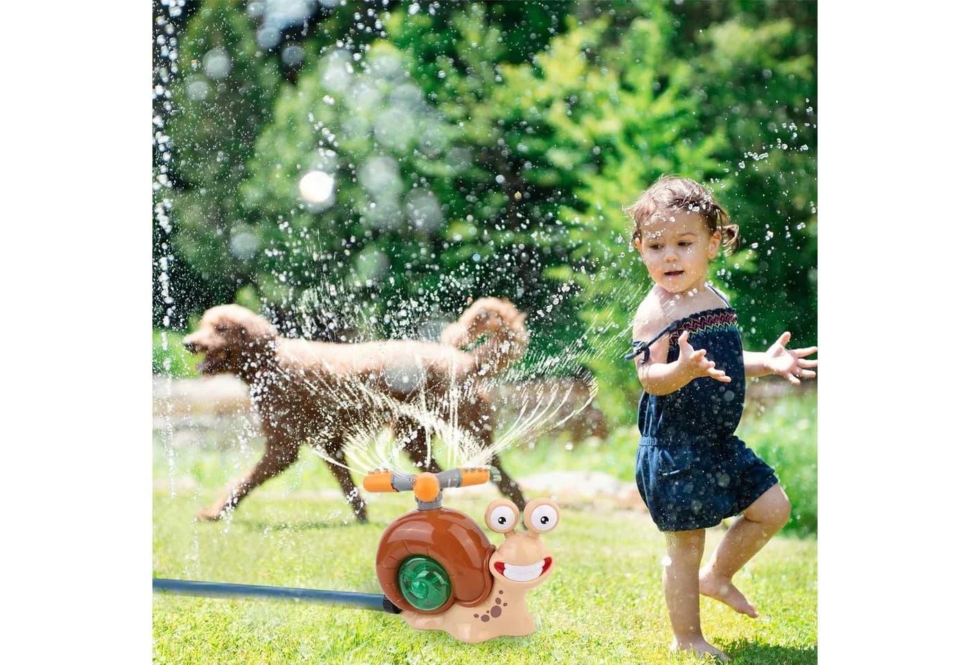 FELIXLEO Spiel-Wassersprenkler Wassersprinkler Grün - Bild 5