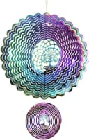 FELIXLEO 3D Windspiel Edelstahl 25cm Silber Bild 2