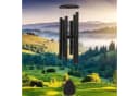 FELIXLEO Windspiel Silber Aluminium Wetterfest Bild 2