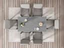 MeXo Gartenlounge-Set 7-tlg. Aluminium Bild 4