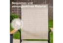 PHI VILLA Garten-Essgruppe Beige Aluminium Rattan Bild 4