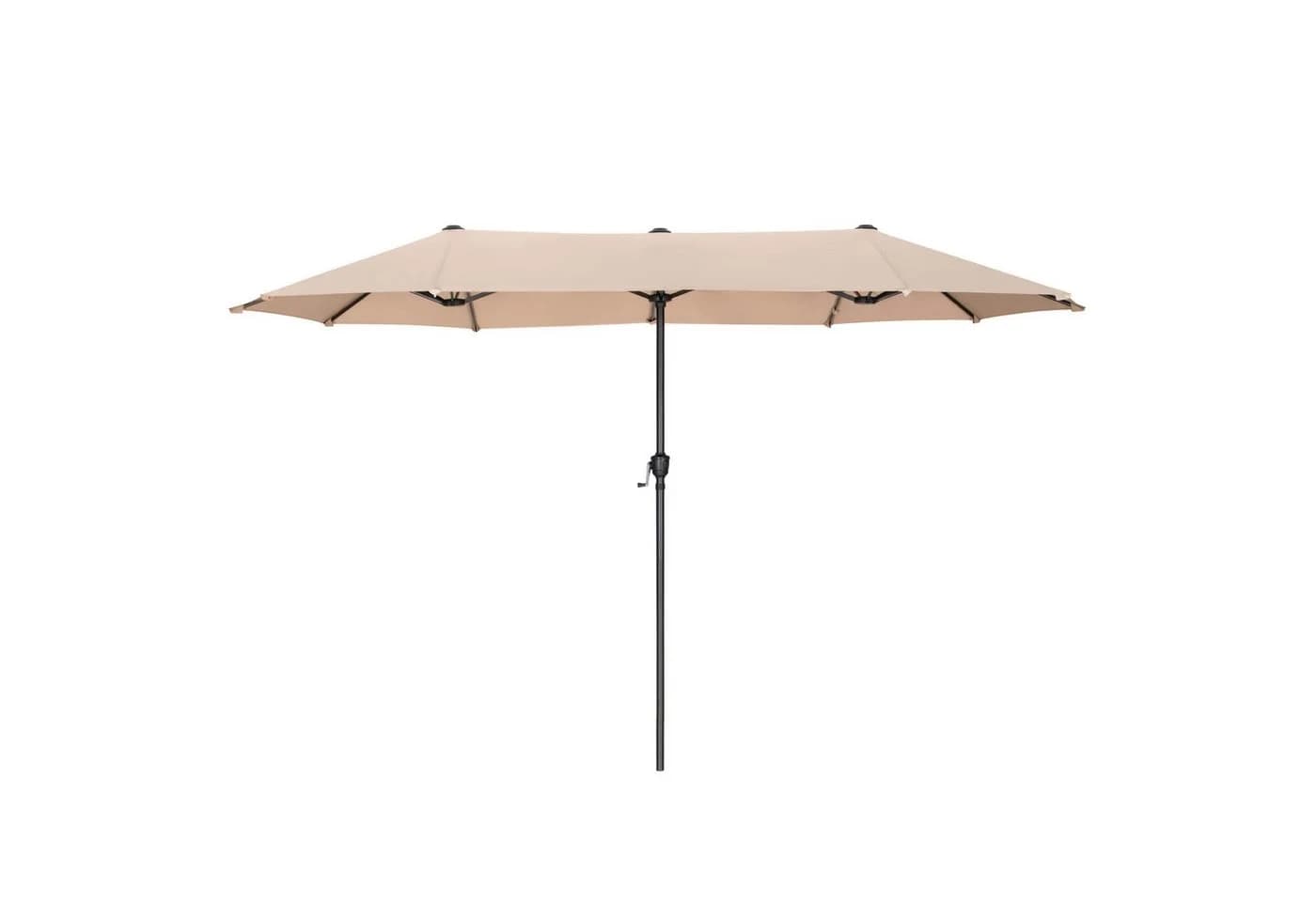 PHI VILLA Balkonschirm Beige Kurbel UV-Schutz 2x3,8m - Bild 2
