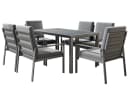 MeXo Gartenlounge-Set 7-tlg. Aluminium Polywood Bild 1