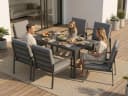 MeXo Gartenlounge-Set 7-tlg. Aluminium Polywood Bild 3