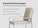 MeXo Gartenlounge-Set 2-tlg. Aluminium Sessel Beige Bild 4