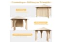 HOMALL Pavillon 3x3/3x4m Patio Beige 90-mm-Aluminium Bild 4