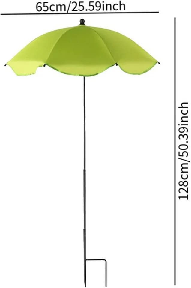 FELIXLEO Pflanzenschirm Sonnenschutz UV-beständig höhenverstellbar Garten - Bild 5