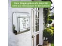 banjado Wandbriefkasten Edelstahl Motiv Little Things mit Zeitungsfach Bild 1
