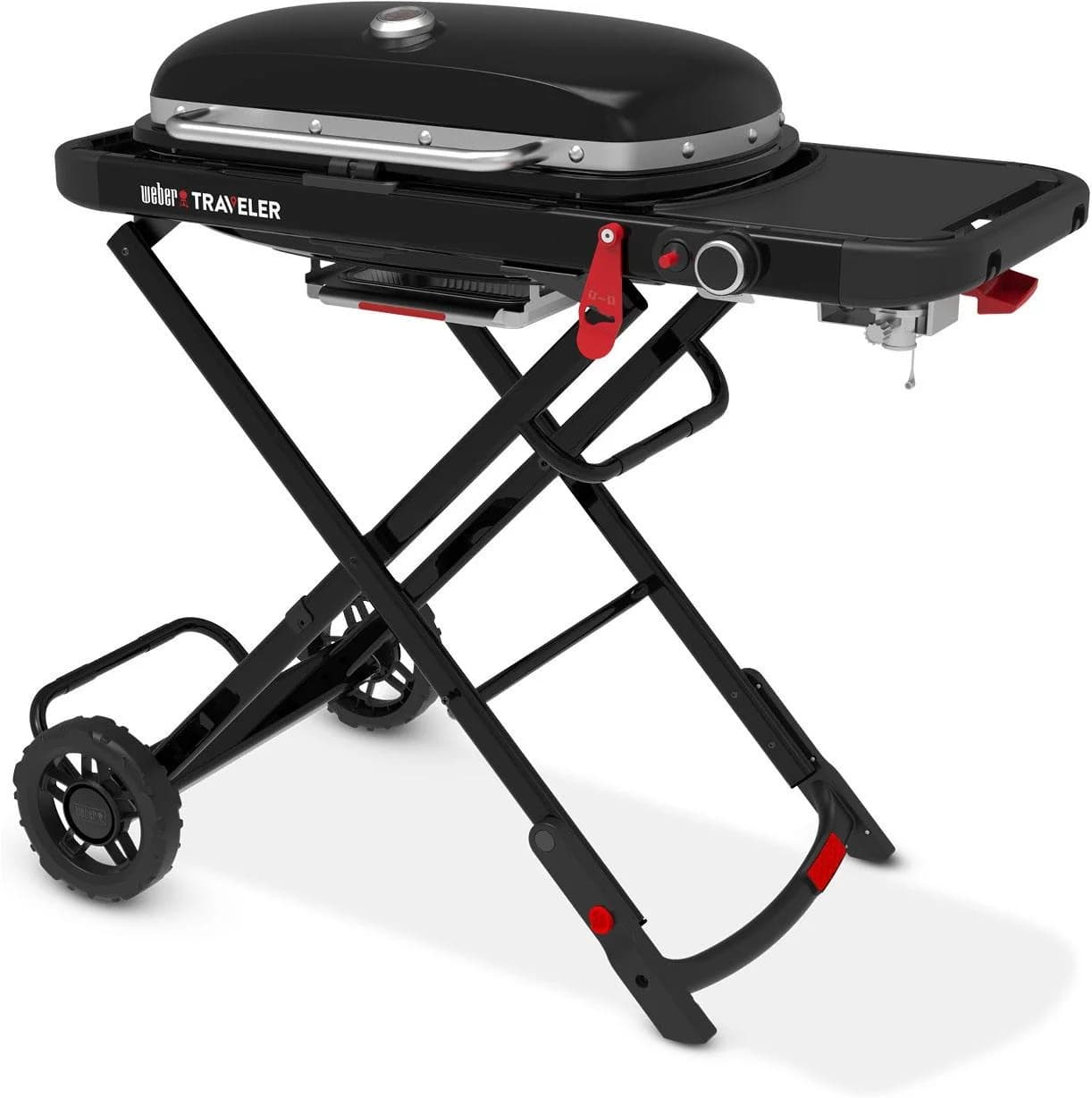 Weber Traveler Camping-Gasgrill Schwarz Zusammenklappbar