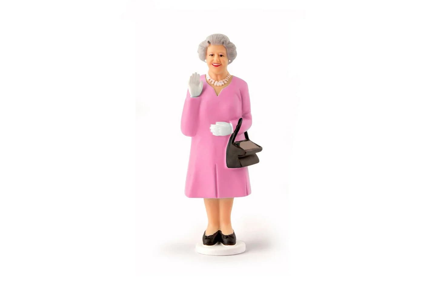 Kikkerland Solar Queen Dekofigur winkend türkis/rosa
