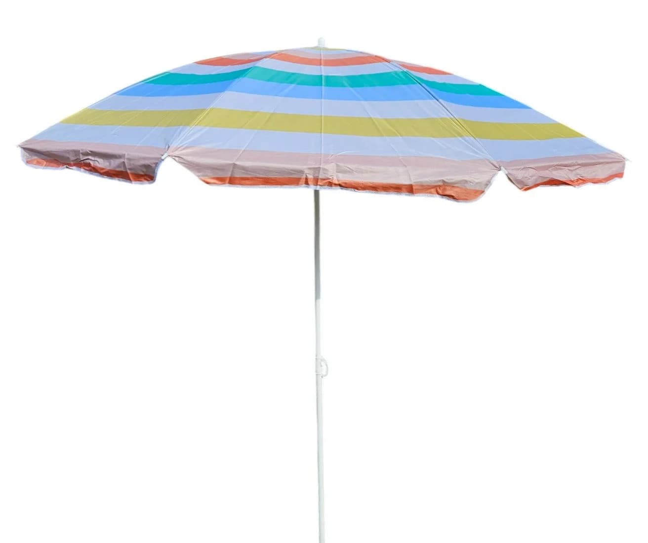Meinposten Sonnenschirm Bunt Gestreift UV Schutz 30+ Knickbar