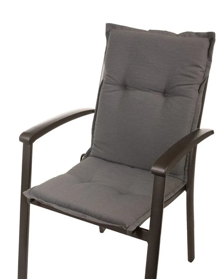 Sun Garden Sesselauflage Naxos Taupe Polyester Gartenstuhl