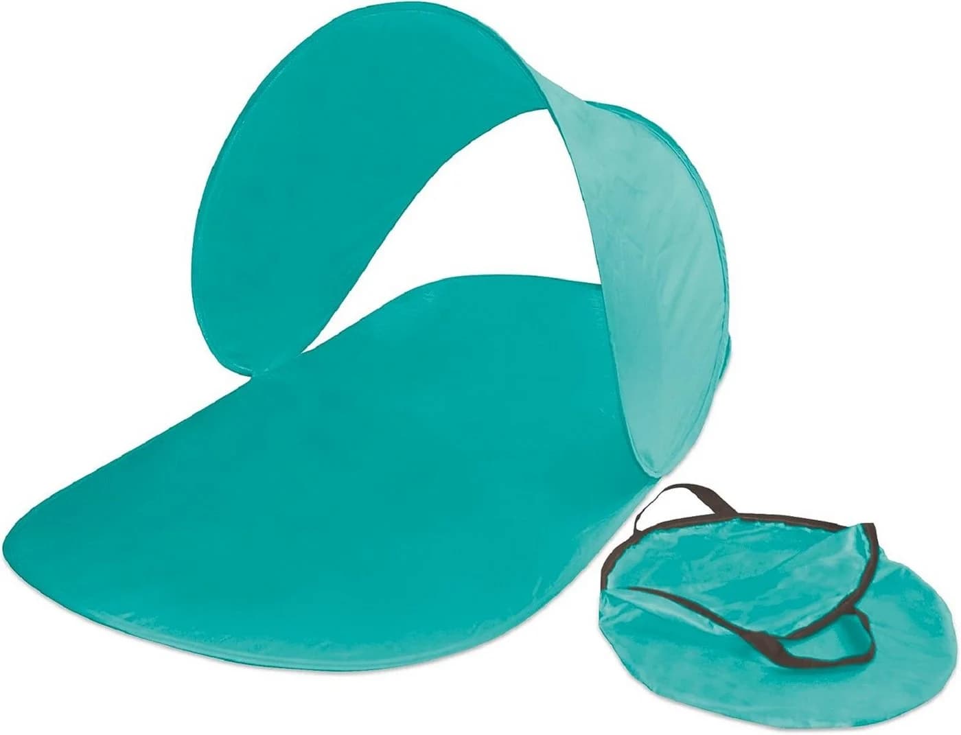 Neustanlo Strandmuschel Pop-Up türkis-blau mit Tragebeutel
