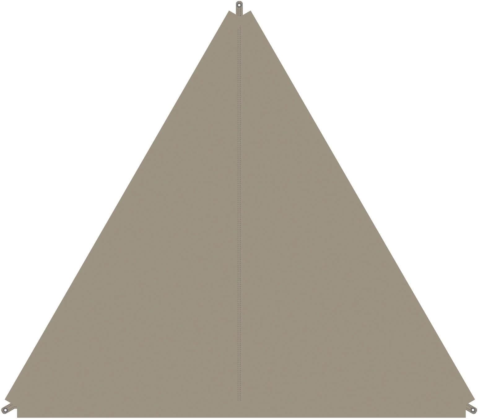 BENT Sonnensegel TC-Zip-Protect Canvas Single Gelb