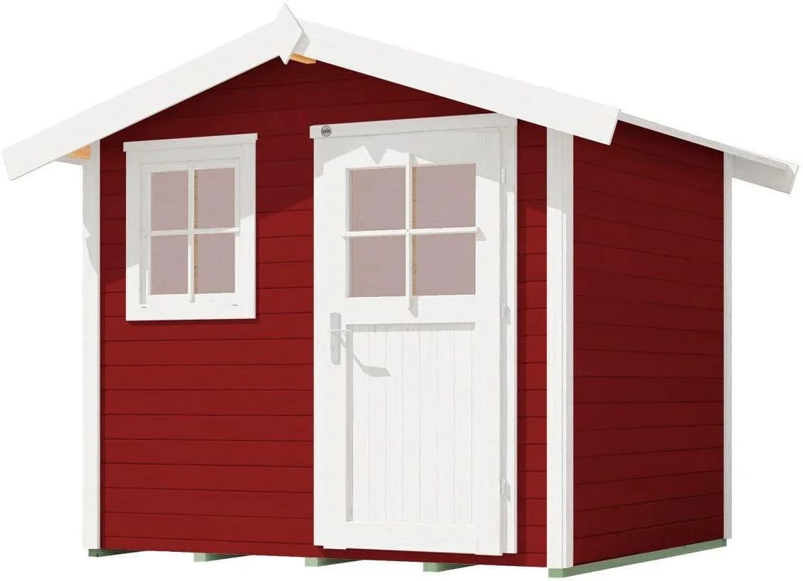 WEKA Gartenhaus 123 Gr.1 Schwedenrot 306x239x242 cm
