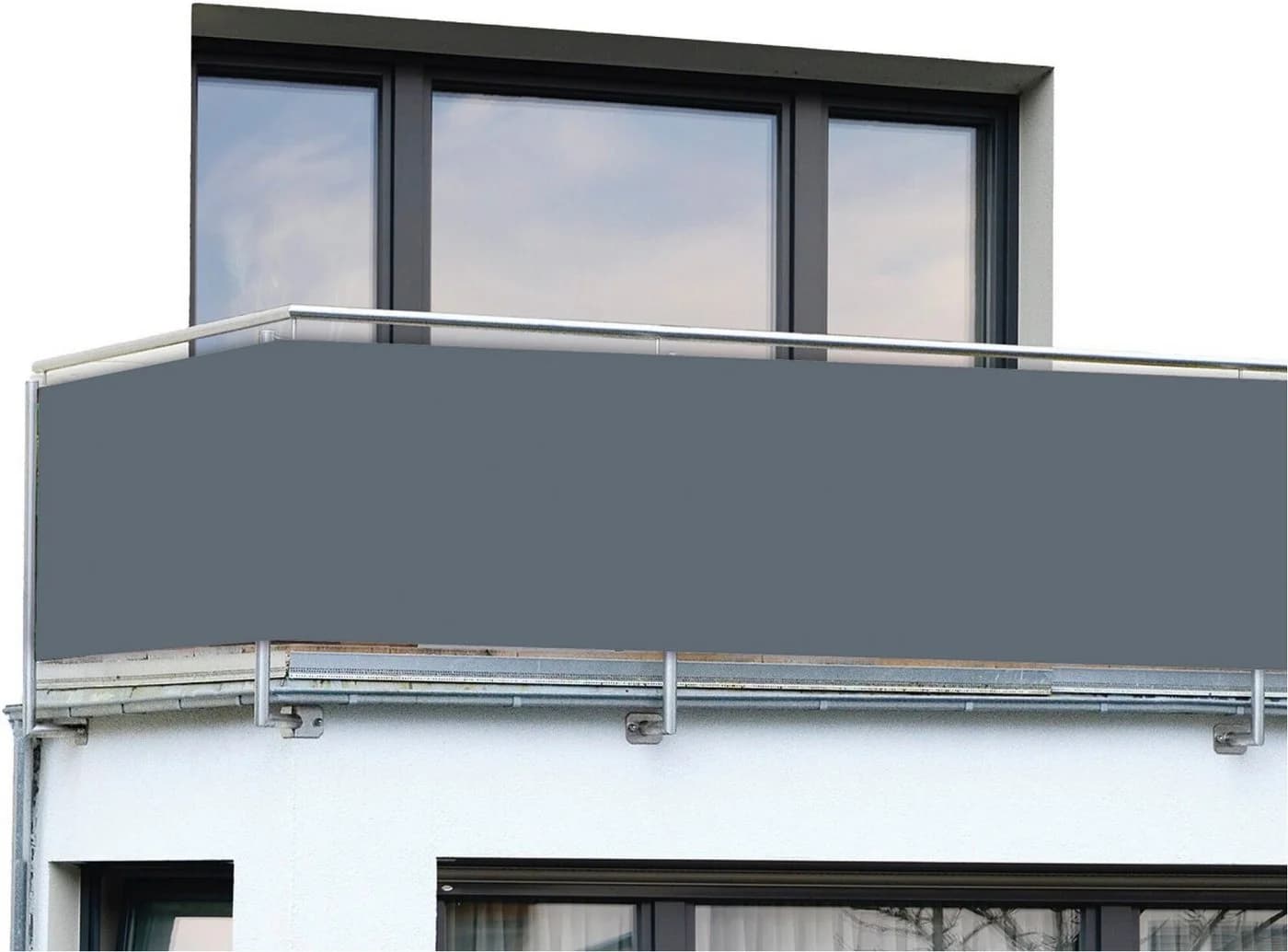 Balkon-Sichtschutz Anthrazit Maximex