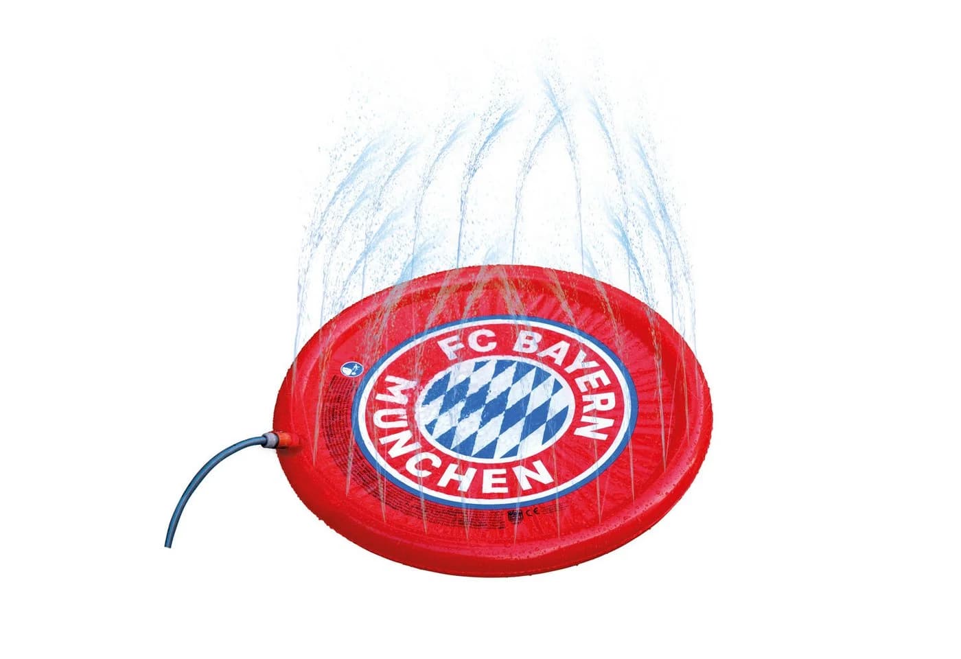 Happy People FCB Sprinklermatte Rot mit Spritzfunktion