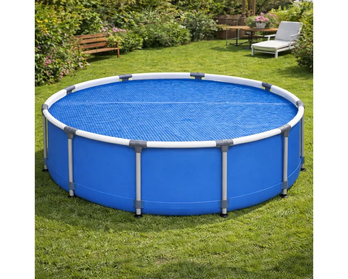 Happy People Solarplane Rund 457 cm Pool Abdeckung