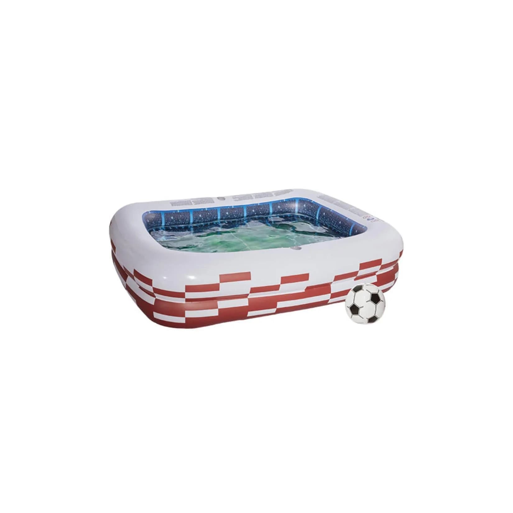 Happy People Planschbecken Family Pool Stadion Fußball-Design