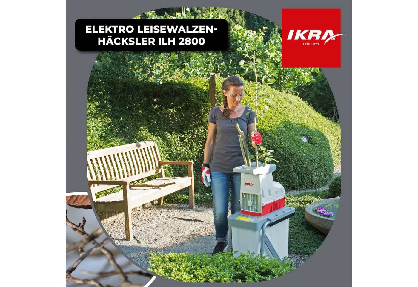 IKRA Walzenhäcksler ILH 2800 4,4 cm max. Astdurchmesser