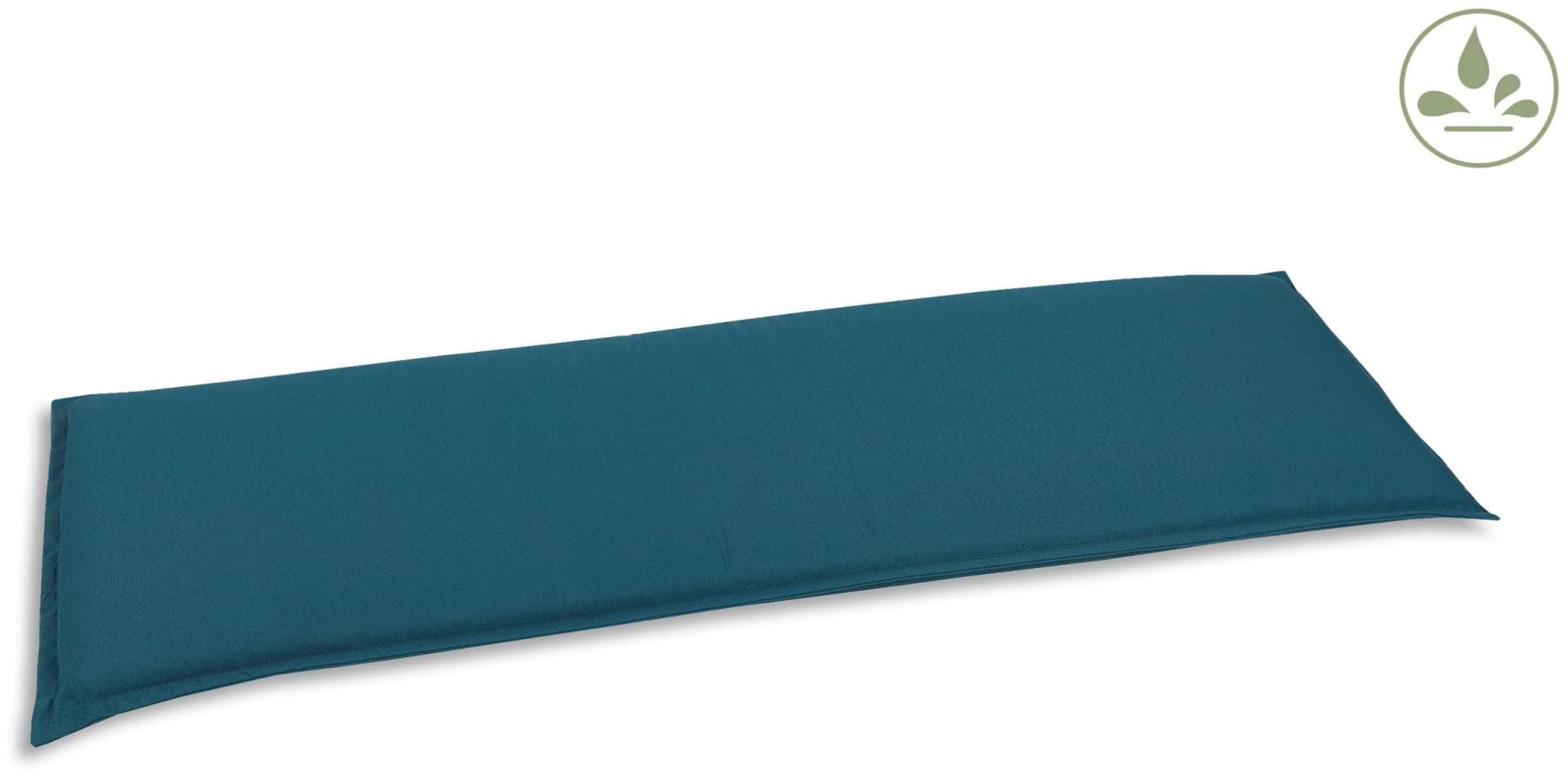 GO-DE Bankauflage Petrolblau 3-Sitzer Polyester