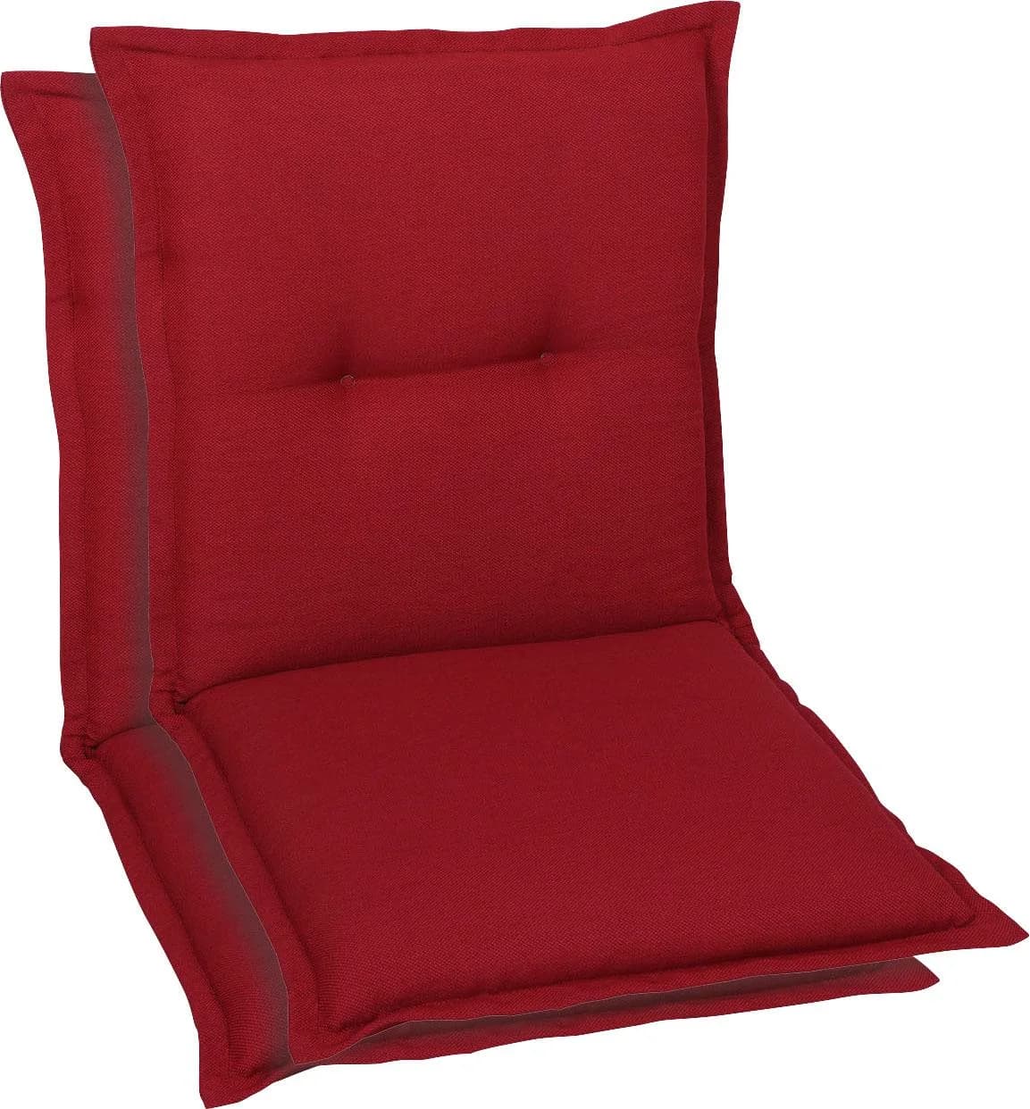 GO-DE Sitzauflage kirschrot Polyester für Niederlehner