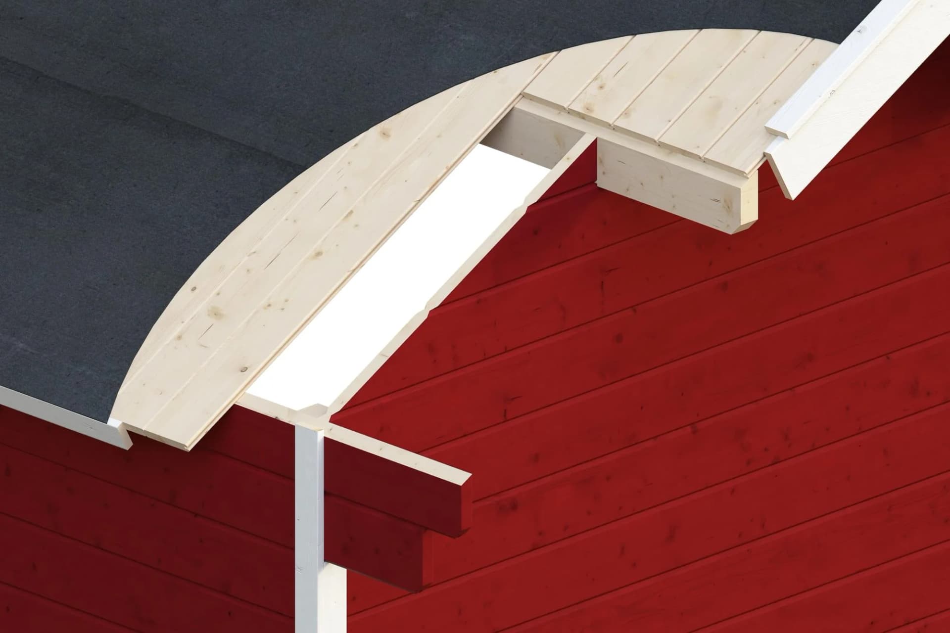 Gartenhaus SKANHOLZ Hengelo Schwedenrot Holzwerkstoff