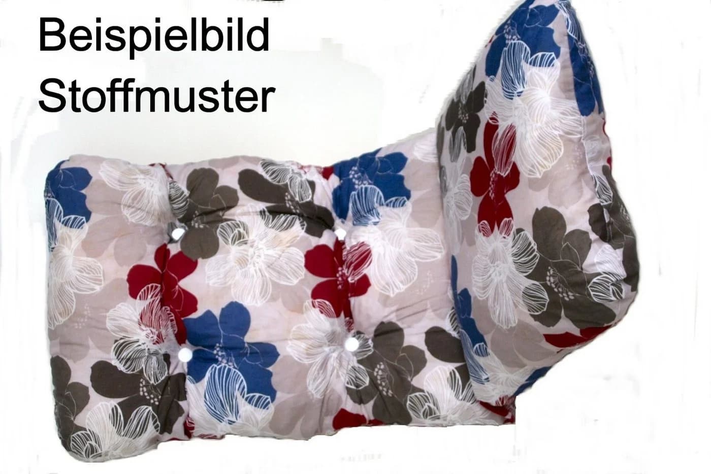 Kühnemuth Liegenauflage 175x50 cm Baumwolle Polyester Wendeauflage