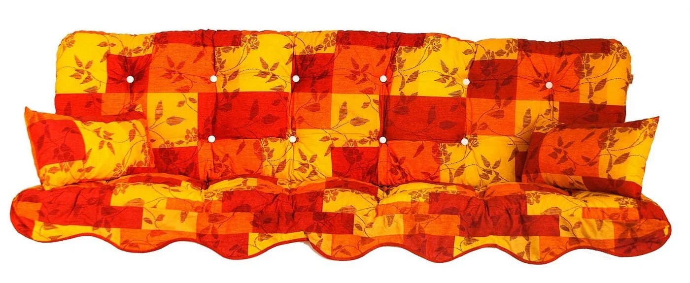 Kühnemuth Auflagekissen Set Hollywoodschaukel 150x50 cm