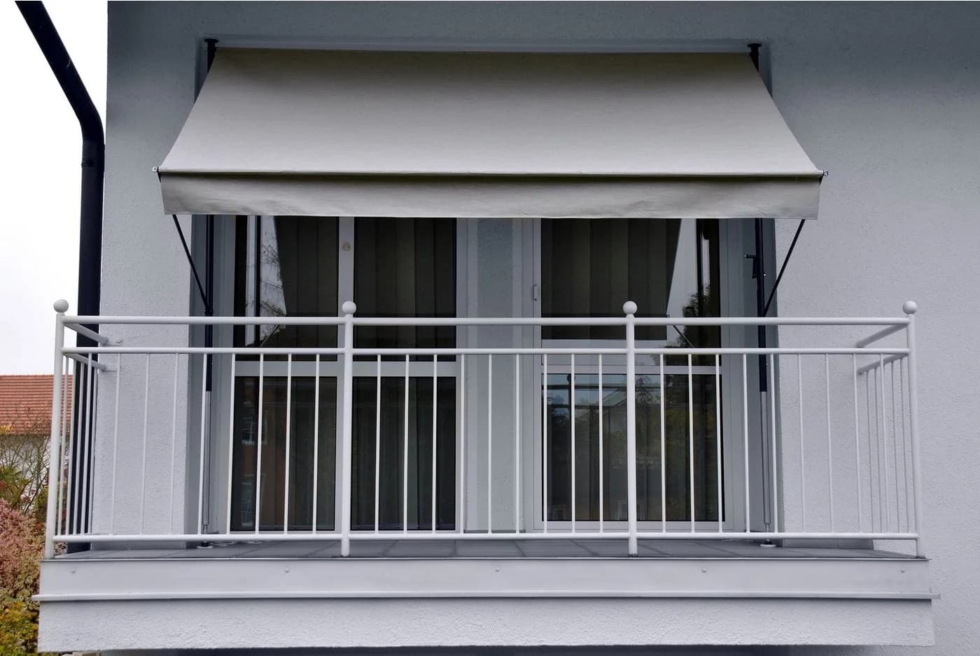 Angerer Klemmmarkise 400 cm Polyacryl Grau